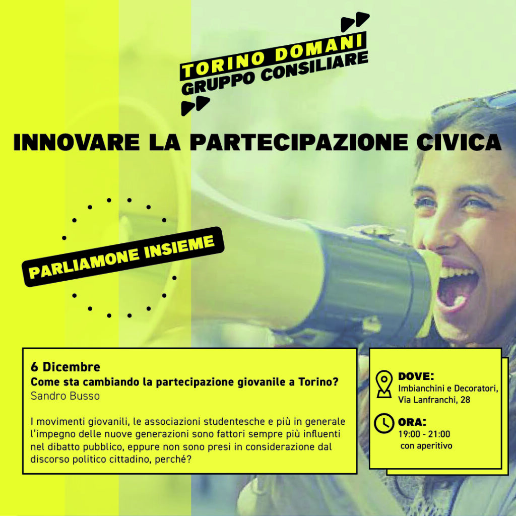 ON innovare la partecipazione, secondo incontro con Sandro Busso